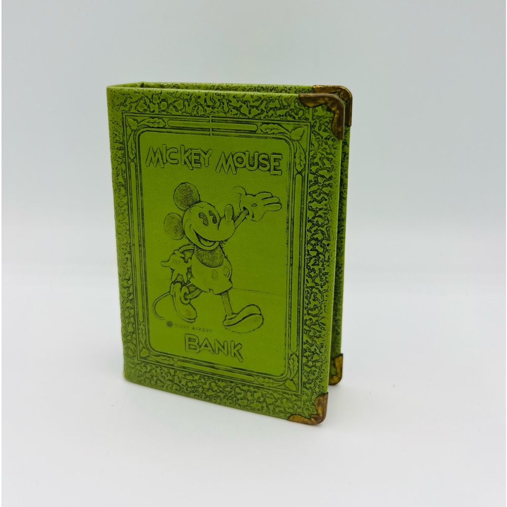 Vintage Zell Productions Co. Mickey Mouse Thrift Book in Green